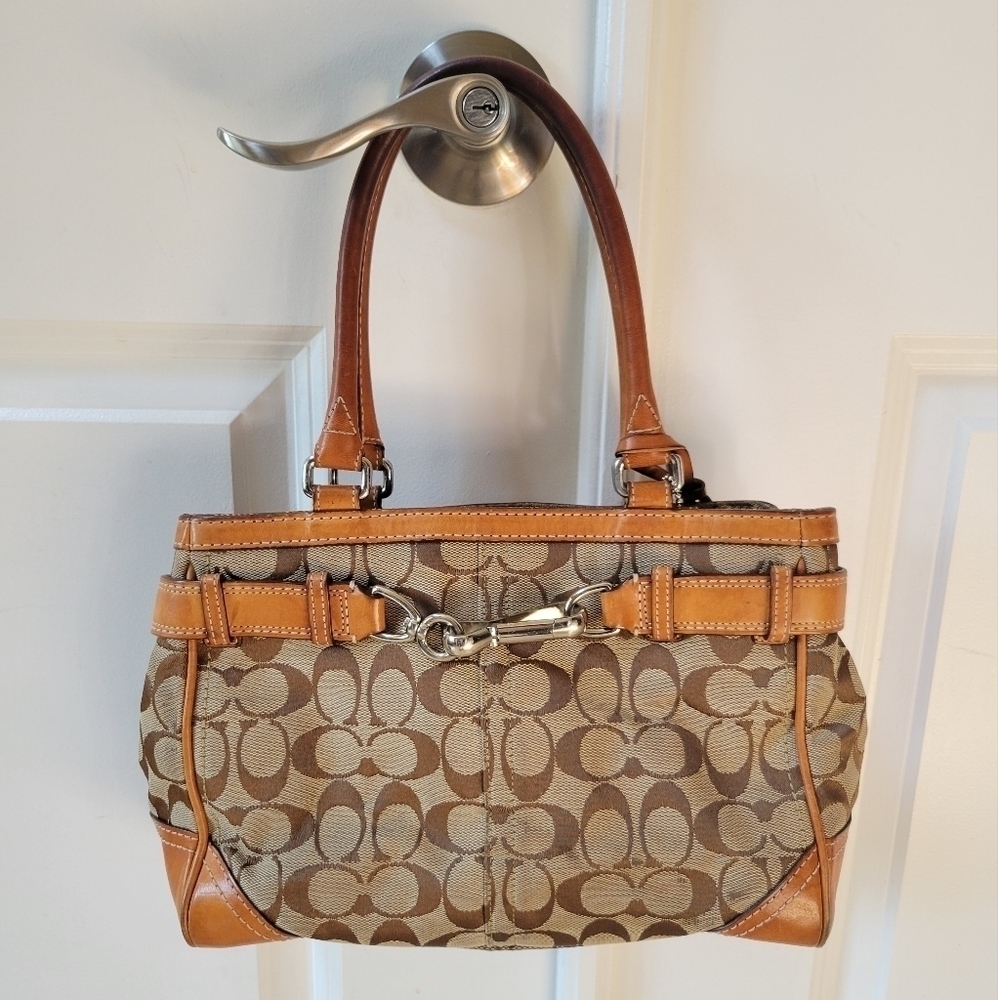 Coach Vintage Hampton Signature Satchel